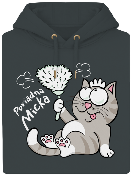 Macko a Micka unisex mikina premium Charcoal