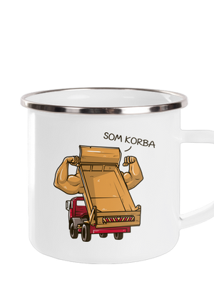 Korba plecháčik White