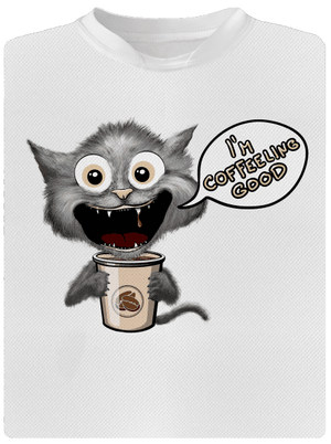 I’m coffeeling good detské športové tričko White