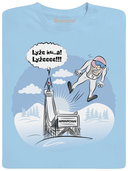 Lyže detské tričko Sky Blue
