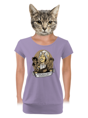 B14: Dorota Máchalová dámske tričko s lemom Lavender