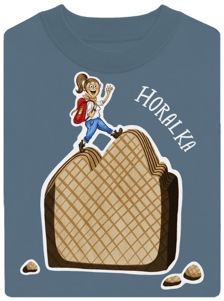 Horalka unisex mikina bez kapucne Nordic Blue