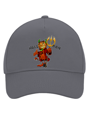 Helloween šiltovka baseballka Graphite grey