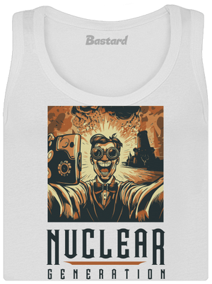 Nuclear generation dámske tielko klasické White