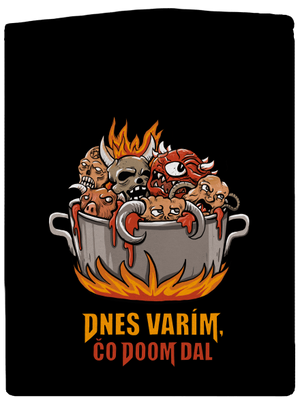 Čo Doom dal dámska mikina na zips Black