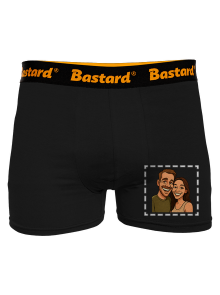 Karikatúra z vlastnej fotky boxerky Black