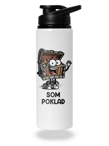 Som poklad flaša na vodu White