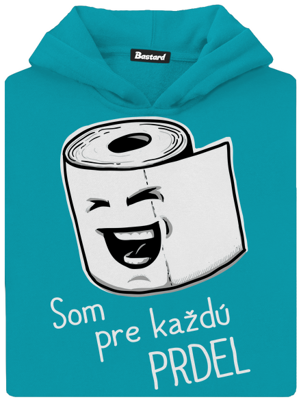 Prdel detská mikina klokanka Hawaiian Blue