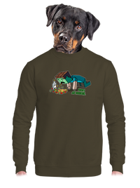 unisex mikina bez kapucne