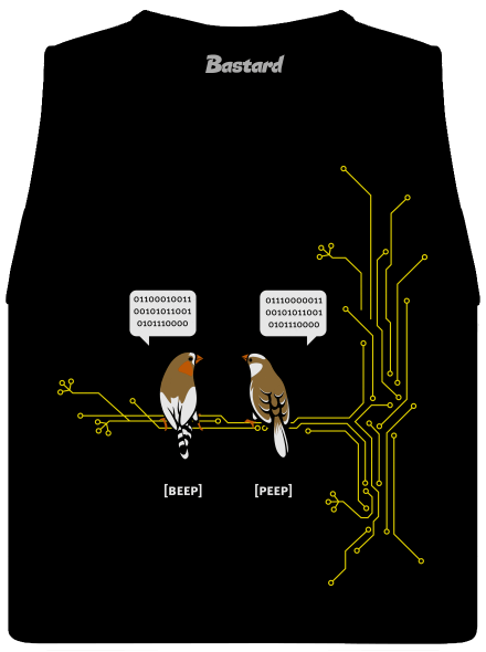 Beep and Peep dámske tielko voľné Black