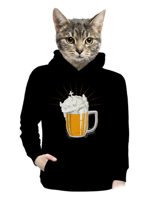 dámska mikina klokanka