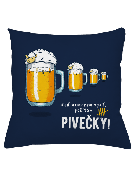 Pivečka vankúš Dark Navy