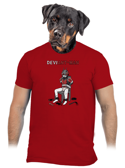 DeviAnt-man pánske tričko Red