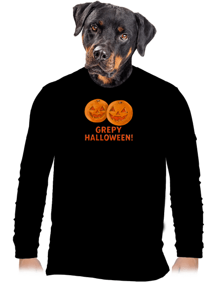 Grepy Halloween pánske dlhý rukáv Black