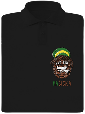 Hašiška pánska polokošeľa Black