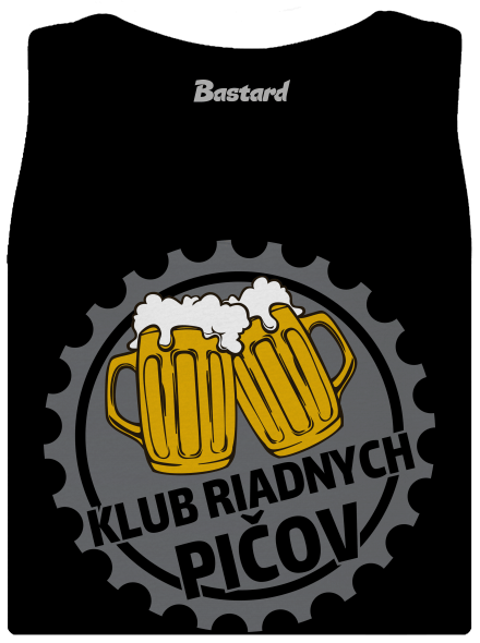Klub riadnych pičov dámske tielko klasické Black
