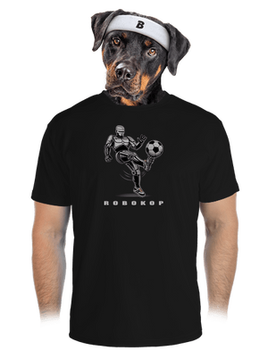 Robokop pánske športové tričko Black