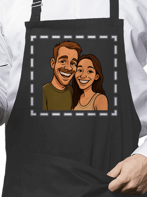 Karikatúra z vlastnej fotky zástera Dark Grey