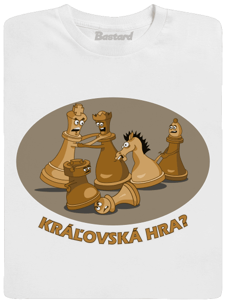 Kráľovská hra detské tričko White
