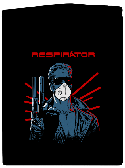 Respirátor dámska mikina na zips Black