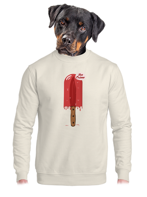 unisex mikina bez kapucne