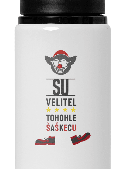Velitel šaškecu flaša na vodu White