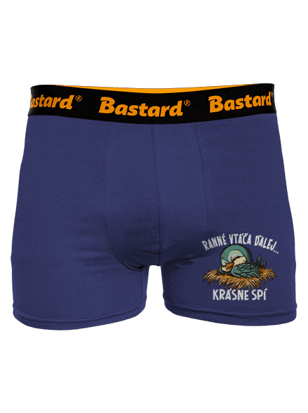 Ranné vtáča spí boxerky Blue Navy