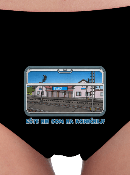 Nie som na konečnej dámske nohavičky Black