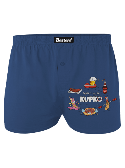 Slovenské kupko pánske trenky Blue