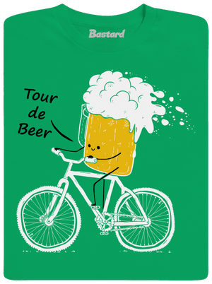 Tour de beer pánske tričko Kelly Green