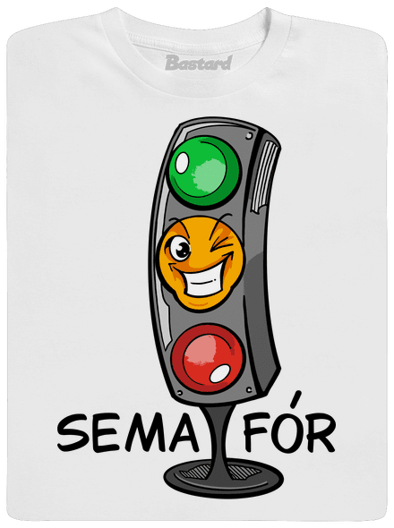 Semafór pánske tričko White