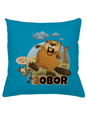 Bobor obor vankúš Blue Turquoise