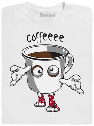 Zombie kafe pánske tričko White