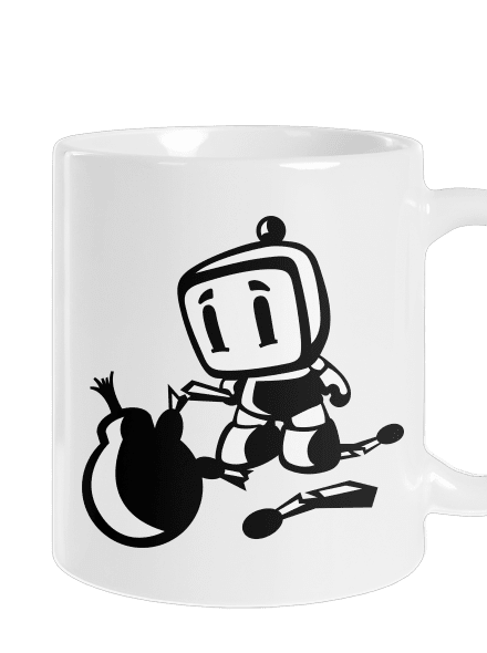 Bomberman klasický hrnček White