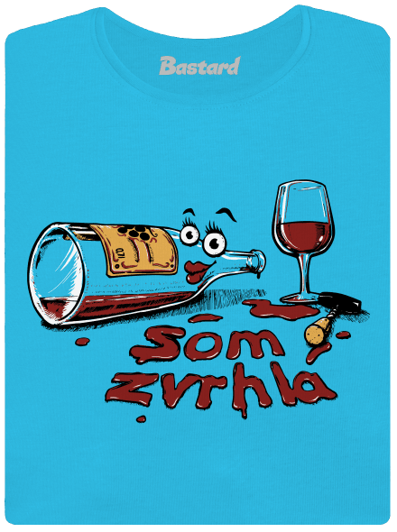 Zvrhlá dámske tričko Blue Atol