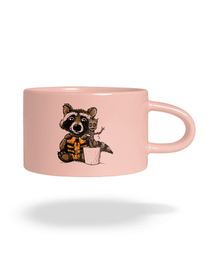 Strážcovia galaxie hrnček makronka Pink Macaron