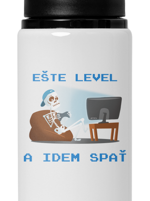 Ešte level flaša na vodu White