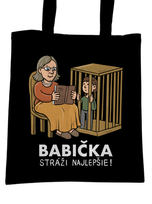 Babička stráži najlepšie taška Black