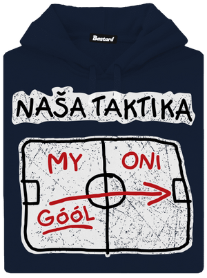 Naša taktika pánska mikina klokanka Navy