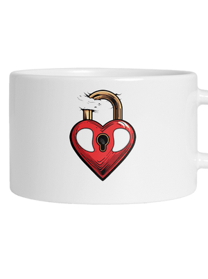 Zámok lásky hrnček makronka White