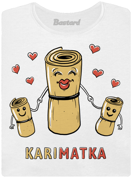 Karimatka dámske tričko prémium White