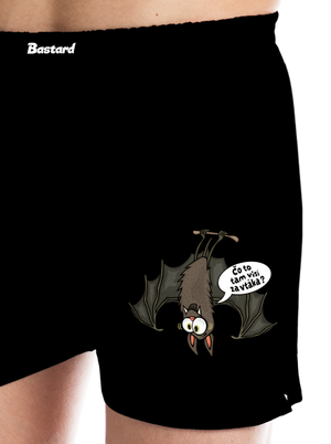 Visiaci netopier pánske trenky Black