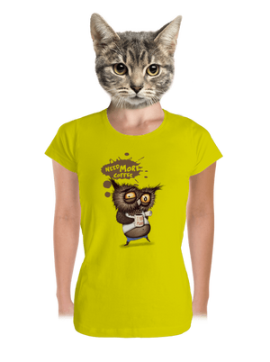 Need more coffee dámske tričko prémium Lemon