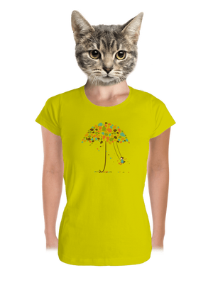 Radosť z jesene dámske tričko prémium Lemon