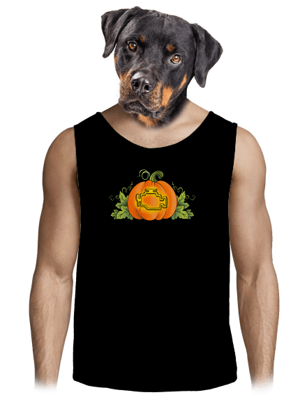 Strašidelný Halloween pánske tielko Black