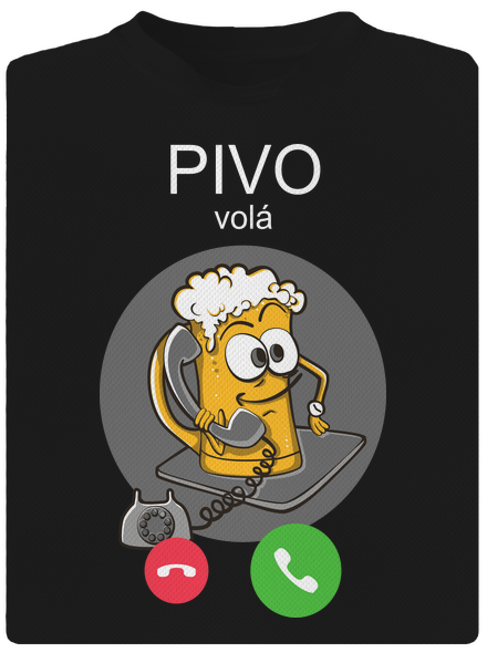 Pívo volá detské športové tričko Black