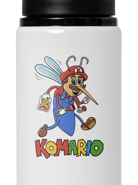 Komario flaša na vodu White