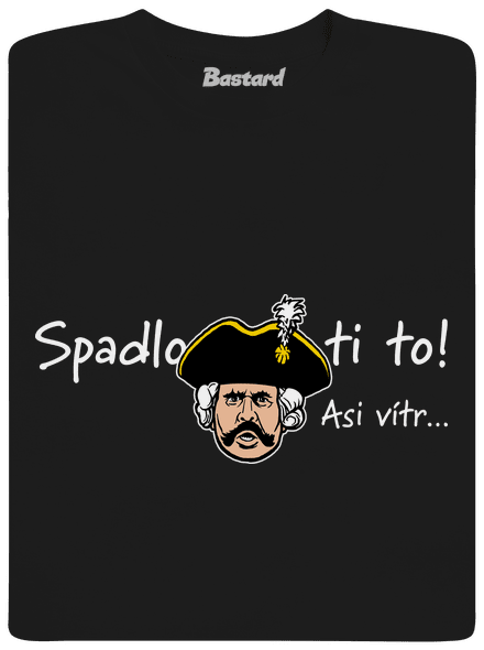 Spadlo ti to detské tričko Black