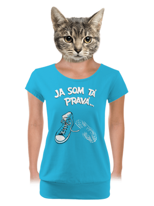 dámske tričko s lemom