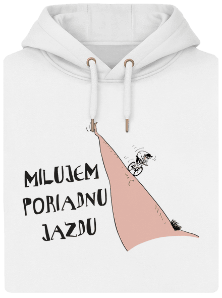 Milujem jazdu unisex mikina premium Snowwhite